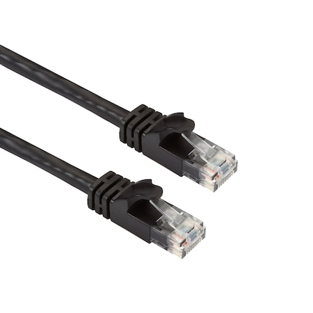 Black Box 10Ft Bk Cat6A 500-Mhz Stranded Ethernet Cable Utp Pvc Snagless CAT6APC-010-BK